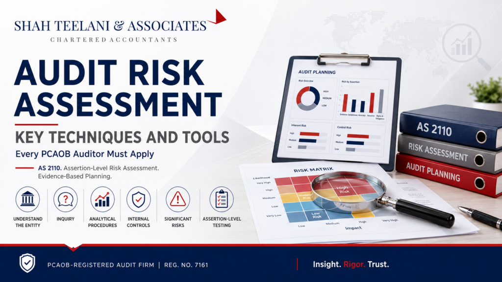 Audit risk assessment techniques PCAOB — Shah Teelani & Associates