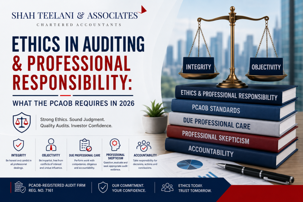 Ethics in auditing and professional responsibility — Shah Teelani & Associates